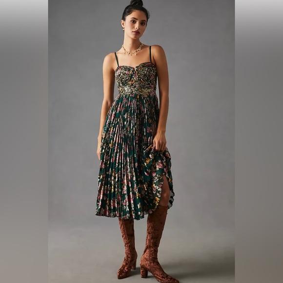 Anthropologie Dresses & Skirts - Verb by Pallavi Singhee Smocked Corset Dress